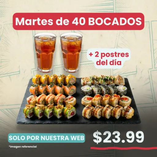 Martes de 40 BOCADOS